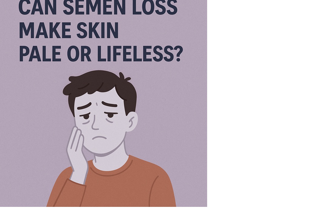 semen loss and pale skin